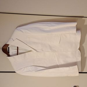 Men's white blazer